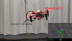 Autonomous Quadrotor Flight despite Rotor Failure with Onboard Vision Sensors: Frames vs. Events